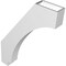 Ekena Millwork 3 1/2-in. W x 22-in. D x 30-in. H Imperial Architectural Grade PVC Knee Brace BRCP035X22X30IMP - alternate 4